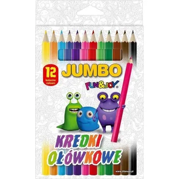Pastelka Pastelky JUMBO 12 barev Fun&Joy