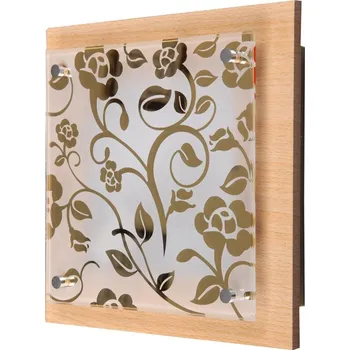 Dřevěné stropní přisazené světlo PLANTA 1 - 1xE27, 60W, hnědé