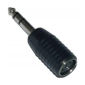Audio redukce Redukce jack 6,3mm stereo / DIN zásuvka NM590 pro sluchátka.