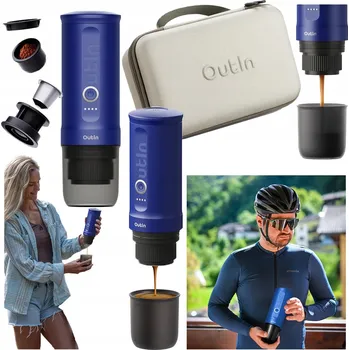 Kávovar Automatický automatický kávovar Outin Nano Espresso Maker modrý