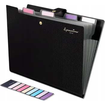 Šanon A4 na Dokumenty Černý Kancelářský Organizér Pořadač na Spisy