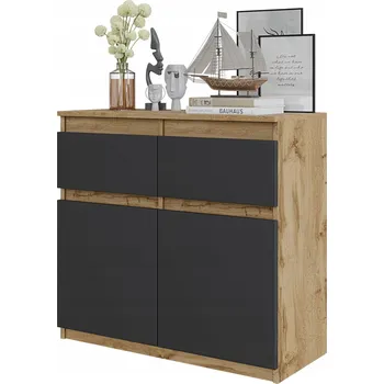 Komoda Komoda Furnica 80 x 35 x 75 cm dub wotan matný