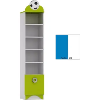 regál Regál FOTBAL - TYP C, modrý