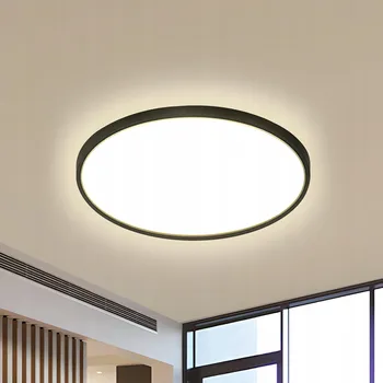 Kulatý Stropní Svítidlo Riserva 23 x 2 cm černá