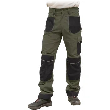 Pánská móda Leber&Hollman FMN KBS kalhoty Khaki/Black 46-62