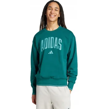 Pánská mikina Pánská mikina adidas Collegiate Sweat zelená JM1733 VELIKOST M