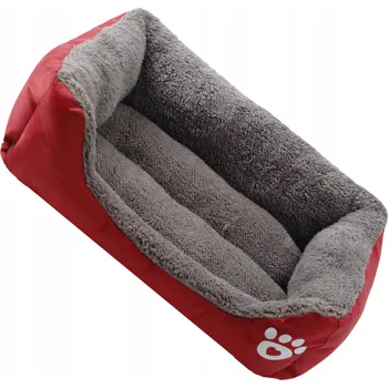 Pelíšek pro psa Pelíšek pro kočky Psa Potah kotec Měkká podložka 50x46 cm Bordo pohodlná