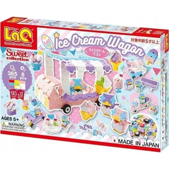 ostatní stavebnice Stavebnicové STAVEBNICE - Zmrzlinářský vůz - SADA stavebních kostek