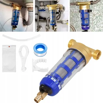 Filtrace vody REDUKČNÍ VENTIL TLAKU VODY 1" 3/4" MANOMETR + DLOUHÝ FILTR S VENTILEM