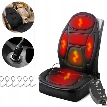 Potah sedadla ELEKTRICKÁ VYHŘÍVANÁ PODLOŽKA SEDADLA 2 NASTAVENÍ TEPLOTY, UNIVERZÁLNÍ 12V PRO AUTOMOBILY