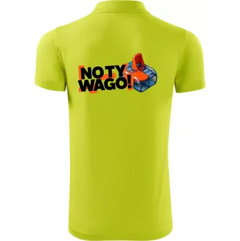 Pánská košile No ty wago - Polokošile Victory sportovní (dresovina) - S ( Limetková )