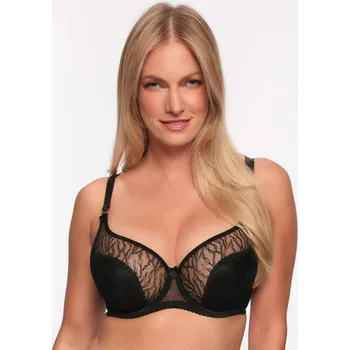 Podprsenka Dámská černá poloměkká podprsenka Sabina bez kostic Gaia, černá 85C i170_GA-BASIC-BS0-1301-CZA-SS15-C85