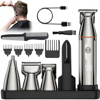 Strojek na vlasy ELEKTRICKÝ ZASTŘIHOVAČ VLASŮ, VOUSŮ A TĚLA S USB NABÍJENÍM - ODOLNÝ STROJEK