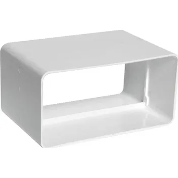 Vedení klimatizace Spojka plochého kanálu CVP, 110 x 55 mm 0616