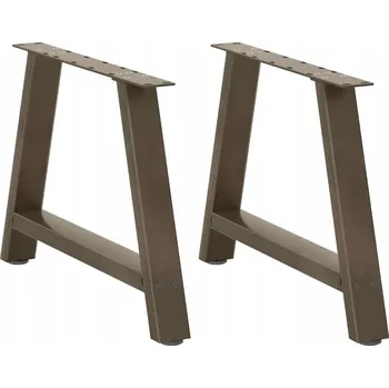 Stolová podnož Nohy konferenčního stolku ve tvaru písmene A, 2 ks 70x(42-43) cm Ocel