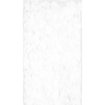 Koberec KOBEREC SHAGGY MĚKKÝ BĚHOUN CHLUPATÝ HUSTÝ DO OBÝVÁKU 120X80 CM KRÉMOVÝ