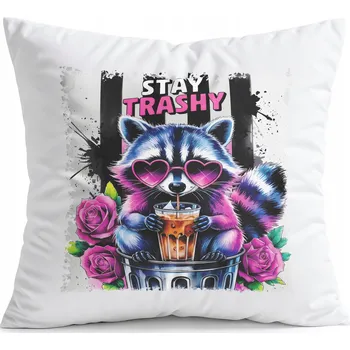 Polštář POLŠTÁŘ BÍLÝ DÁREK – ZVÍŘATA MÝVAL