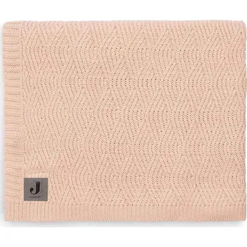 Prostěradlo Jollein deka do kočárku, autosedačky a kolébky pletená 100x75 cm RIVER KNIT Pale P