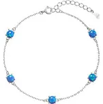 EG7535-OP05 Stříbrný náramek se syntetickými opály