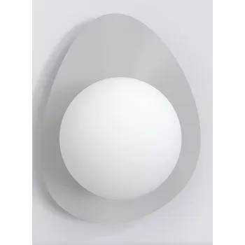 Nástěnné svítidlo Emibig Ovo nástěnné svítidlo 1x8 W šedá 1530/K1