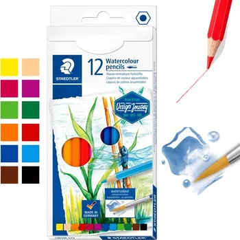 Kresba Akvarelové Pastelky Staedtler 12 ks