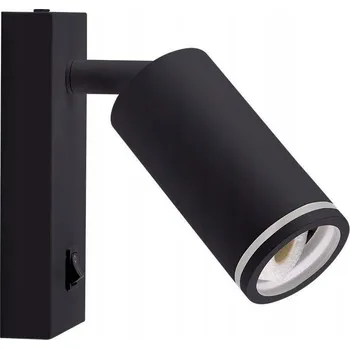 Nástěnné svítidlo Nástěnné Svítidlo V-TAC GU10 Hliníkové Černé s vypínačem VT-429 Záruka 3 Roky