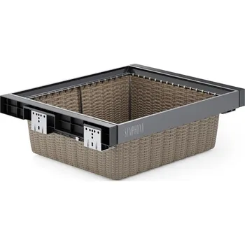 Šatní skříň Ratanový koš do skříně 600 ATM Symphony Antracit