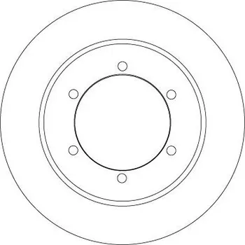 Brzdový kotouč Brzdový kotouč LUCAS DF6790