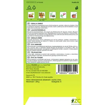 Semeno Zelseed Cibule ozimá - Luna 1,8g