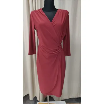 Dámské šaty Šaty elegantní ke kolenům RK9 barva: černá, velikost: 48