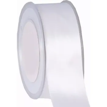 Stuha Oboustranná saténová stuha 38 mm x 25 m bílá