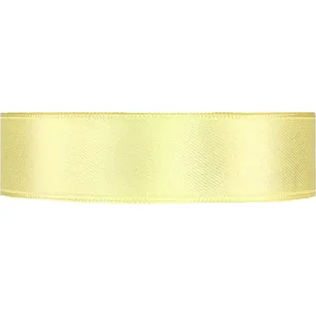 Stuha Saténová stuha oboustranná 25m x 20mm žlutozelená