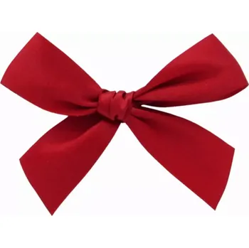 Stuha Saténová mašle 15 mm/6 cm x 6 cm vínová