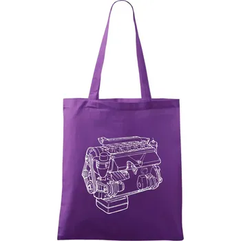 Motor T912 V3S - Taška bavlněná - 42 x 38 cm ( Fialová )