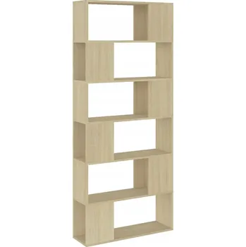 Knihovna Regál na knihy dub sonoma 80 x 24 x 186 cm