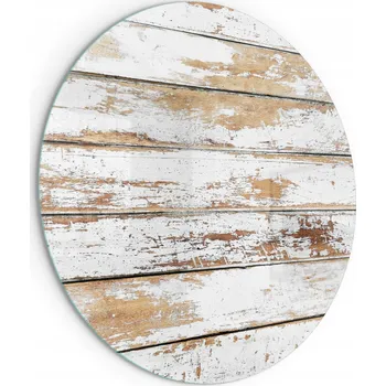 Krbová kamna Kulatá Skleněná Podložka Pod Kamna Kamna Žáruvzdorná Dřevěná Deska 90cm