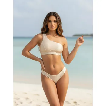 Dámské oblečení Dámské dvoudílné plavky VSB JULIE béžová , VELIKOST PODPRSENKY XXS/XS , VELIKOST PLAVKOVÉ KALHOTKY M