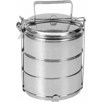 Jídlonosič Jídelní nerezový box na oběd, 3-patrový, 3x1 l