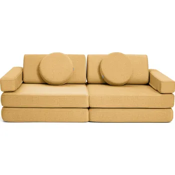 Pohovka Dětská rozkládací pěnová pohovka SHAPPY PLAY mini Barva: Mustard