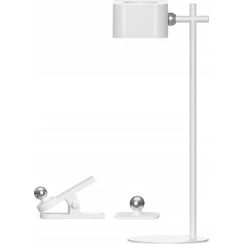 Lampička Stolní lampička V-TAC 4v1 35 cm Nástěnné svítidlo Klipsna Svítilna 3W LED CCT Bílá VT-10