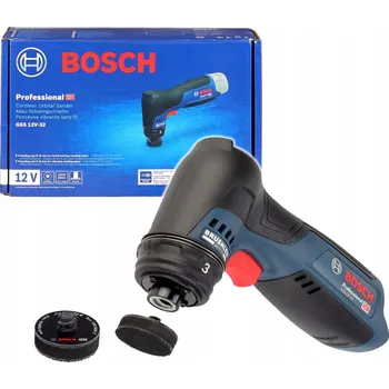 úhlová bruska OSCILAČNÍ BRUSKA GSS 12V-32 BOSCH AKU, BEZKARTÁČOVÁ, HOLÉ TĚLO (BEZ AKUMULÁTORU)