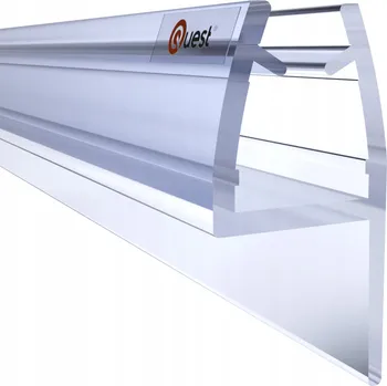 Prostěradlo Boční sprchové těsnění 200 cm průhledné, 2 kusy