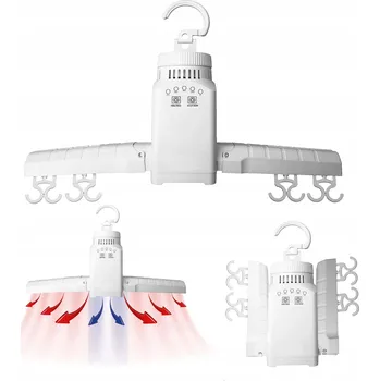 Sušák na boty, čepice, helmy, rukavice, ponožky, na prádlo Hitelo bílý 300 W