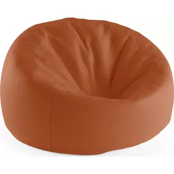Sedací pytel Sablio Sedací vak Cocoon Cihlově oranžová - 75 x 45 x 35 cm