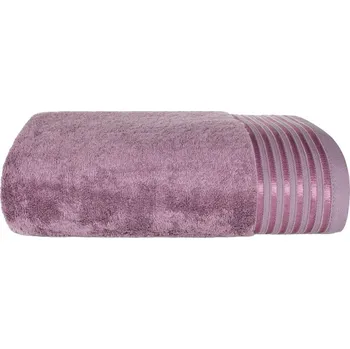 Ručník Bavlněný froté ručník s modalem Vela 70x140 cm fialový