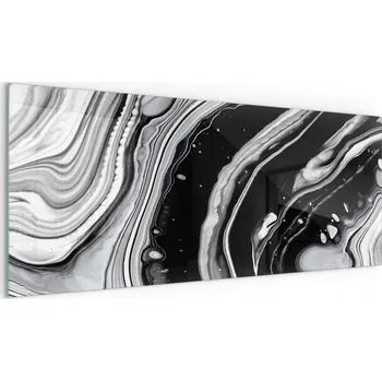 Krbová kamna Skleněná Ochranná Deska Pod Kamna Kamna Abstraktní Vlny a Linie