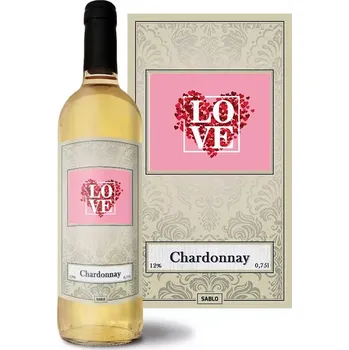 Víno Sablio Bílé víno I Love you 3: 0,75 l
