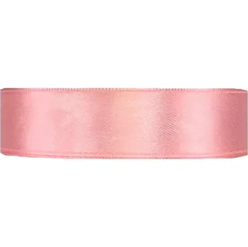 Stuha Saténová stuha oboustranná 25m x 20mm starorůžová