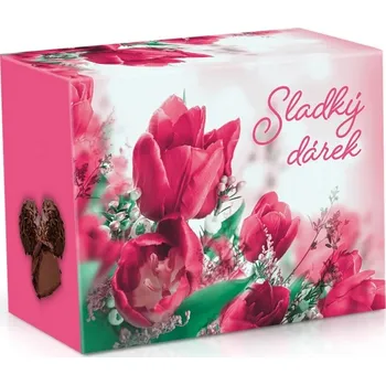 Čokoláda Selllot Mléčné čokoládové lanýže Tulipány 200g