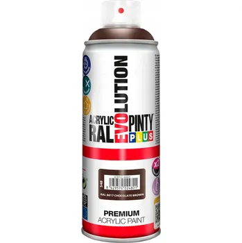 Barva ve spreji Akrylový lak ve vysokém lesku RAL 8017 Čokoládově hnědá PintyPlus 400ml